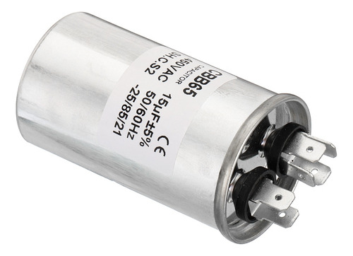Condensador Cbb65 15 Uf, 15 Mfd, 1 Unidad Ac 450 V, 2 Termin
