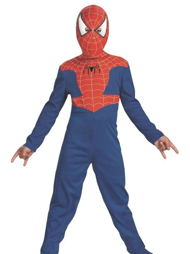Disfraz Talla Medium (7|8) Para Niños Traje De Spider-man