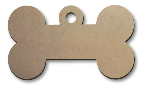 100 X Huesos Mdf Decoración Fiesta Argolla Detalle Perrito