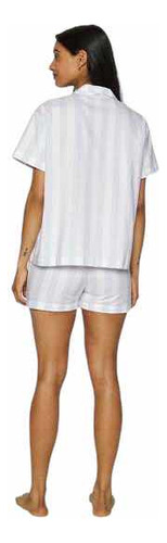 Set De Pijama Hugo Boss Stripe Short Algodón Suave