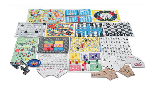 Imagem 3 de 3 de 18 Jogos Reunidos - Dama Trilha Ludo Xadrez + 14 Jogos - Nig