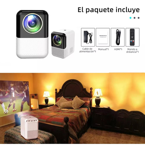 Proyector 4k Android 5g Wifi Bluetooth Full Hd Portátil