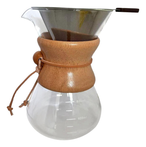Despeje Sobre A Máquina De Café Filtro Reutilizável 600ml