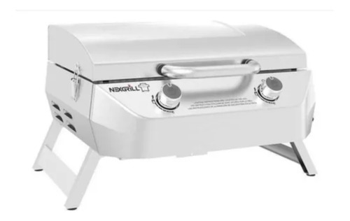 Asador Portátil Nexgrill 2 Quemadores Acero Inoxidable 