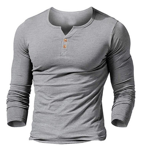 Men's Long Sleeve Button Up Shirt, Casu Tee