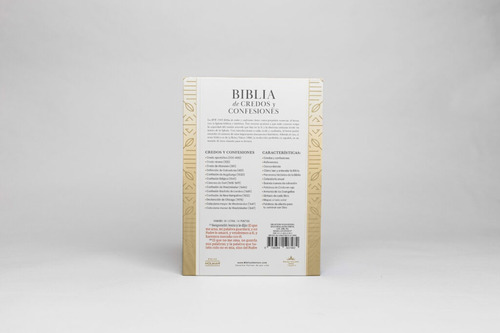Biblia Rvr 1960 de Credos y Confesiones Cafe Tapa Dura Editorial Broadman y Holman en Español