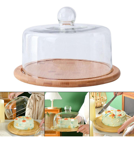Soporte Para Tartas Con Tapa Abovedada Para Postres, 260 X 1