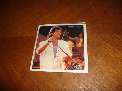 Cd Do Cantor Roberto Carlos-album Ao Vivo-1988