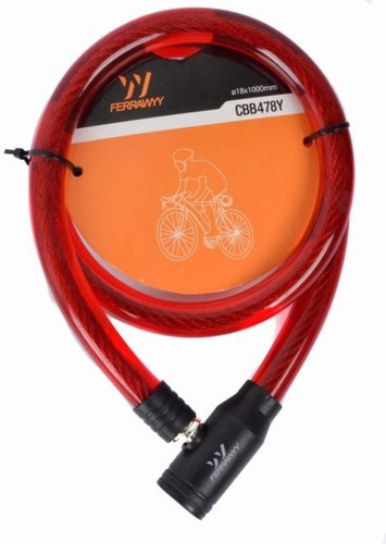 Tranca Candado Bicicleta Moto Cable Linga Gruesa !oferta!