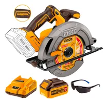 Comprar Sierra Circular 20v 7¼' Cortadora Brushless+ Bat 4.0ah Ingco