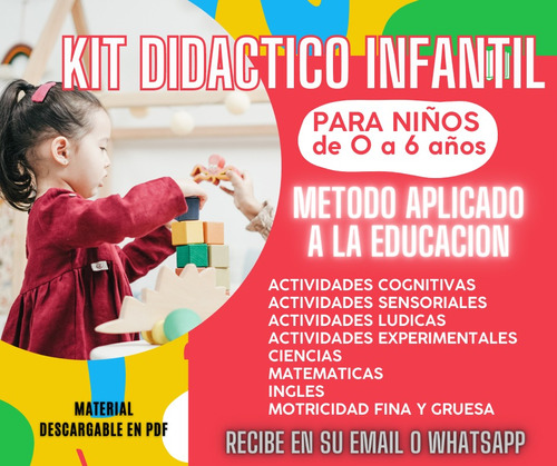 Kit Imprimible Didáctico Infantil De 0 A 6 Años En Pdf