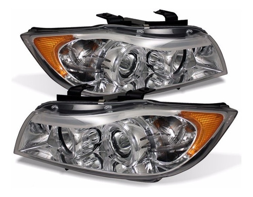 Bmw 323 325 328 335 2006 - 2008 Juego Faros Ojo Angel