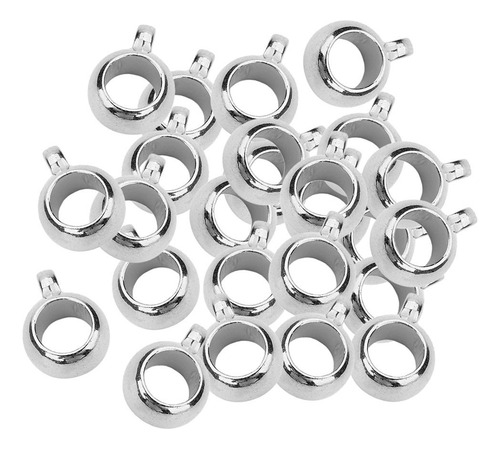 200pcs Agujero Grande Loop Beads Pulsera Collar Pendientes