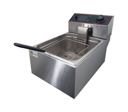 Freidora industrial Demet HEF-81A 6L gris 220V