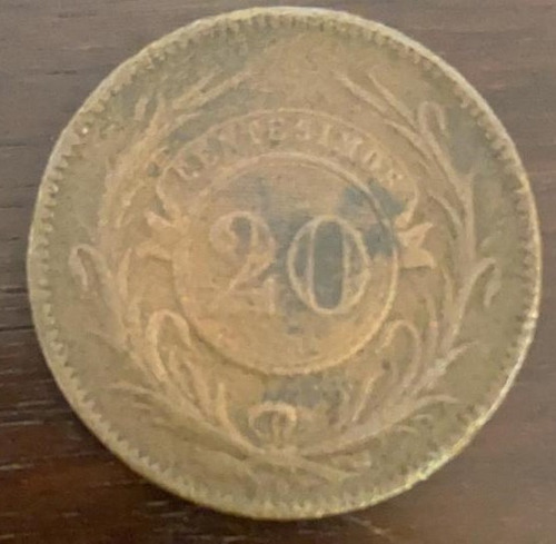 Moneda Coleccion Uruguay 1857 Única