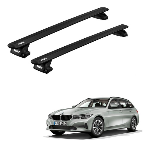 Rack Bagageiro Thule Evo Bmw Série 3 Touring 2012 Em Diante