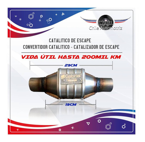 Convertidor Universal Delantero Chrysler Stratus 96/01 2.5l