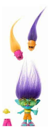 Trolls Mattel Muñeca Hair Pops Branch Con Una Sorpresa Al