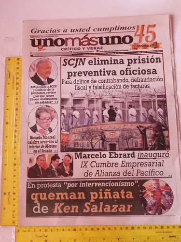 Revista Unomásuno No 15633 Noviembre 2022