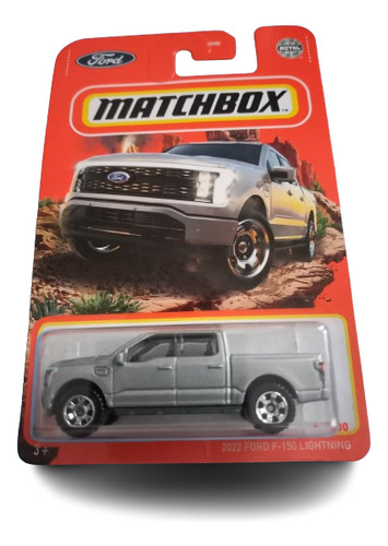 2022 Ford F150 Lightning Gris - Matchbox