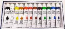 Comprar Set De Pinturas Acrilicas 12 Colores