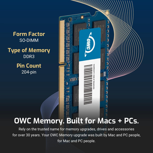 Ram Owc 32 Gb (2 X 16 Gb) Ddr3 1600mhz Sodimm Cl9