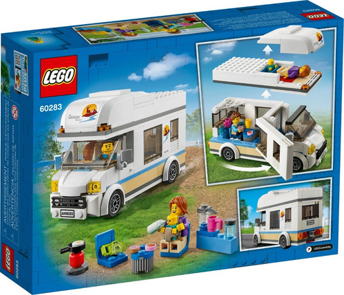 Imagen 2 de 5 de Lego® City - Autocaravana De Vacaciones (60283)