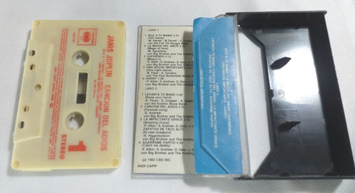 Cassette Janis Joplin Cancion Del Adios Cbs 1982 (Usado)