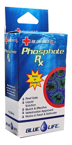 Blue Life Phosphate Rx - 30ml - Removedor De Fosfato