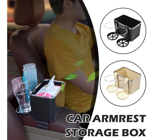 Caja Organizadora De Reposabrazos Multifunción Para Descansa