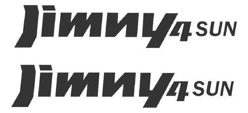Emblema Adesivo Suzuki Jimny 4sun Par Jmny4su