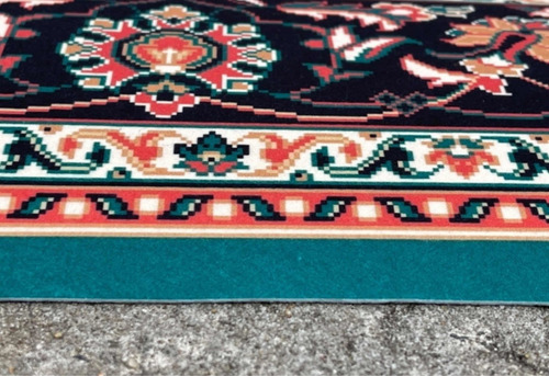 Alfombra Carpeta 3251 Verde Clásica 140x190cm Kreatex