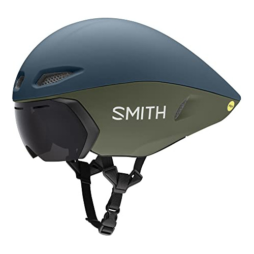 Smith Jetstream Tt Mips Cycling Helmet - Matte Stone/moss
