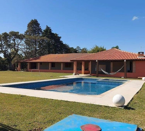 Imagem 1 de 23 de Chácara 1 Alqueire, Casa Com 3 Quartos, 1 Suíte, Churrasqueira, Fogão A Lenha, Piscina, Playground, Lago, Pasto Para 5 Cabeças De Gado - Ch00109 - 69743413
