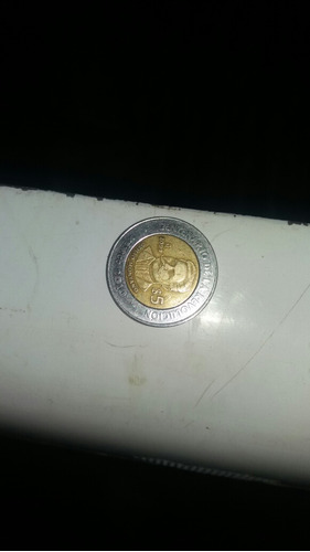 Moneda De 5 Pesos Con Memorativa De La Revolución 2009