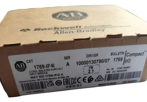 Allen Bradley 1769-if4i Input Module Analog