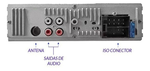 Som Roadstar Rs-2751br Plus C/ Usb, Bt E Leitor De Cartão Sd