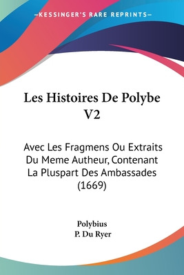 Libro Les Histoires De Polybe V2: Avec Les Fragmens Ou Ex...