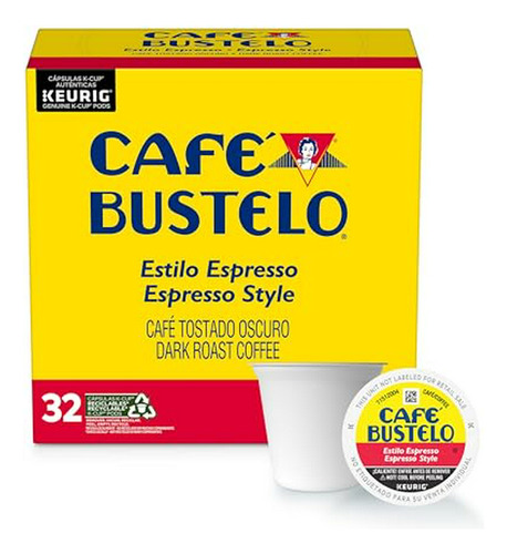 Espresso Style, Café Oscuro, 32 Cápsulas Keurig K-cup