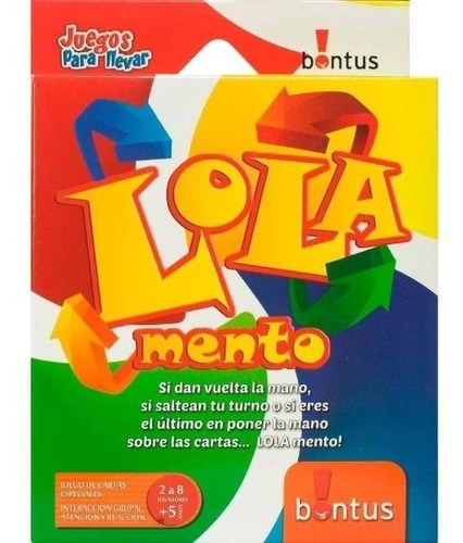 Juego De Cartas Lola Mento Original Bontus V Crespo