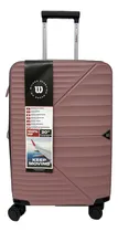Comprar Valija Mujer Wilson Carry On Viaje Para Cabina Avión Maleta 20 Equipaje Ruedas 360° Grados Rígida Color Rosa