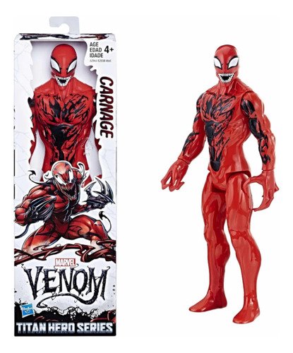 Muñeco Venom Carnage Marvel Titan Hero Series 30 Cm Original