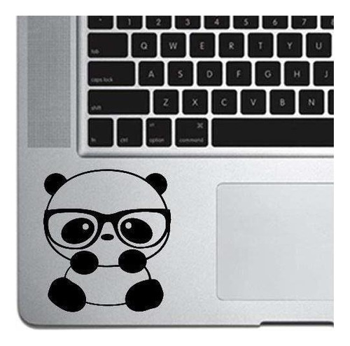 Adhesivo Panda Nerd Para Macbook Air Y Pro Laptop