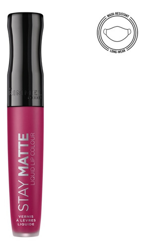 Imagen 2 de 9 de Labial Liquido Rimmel Stay Matte Liquid Lip Colour