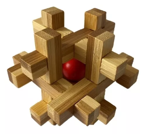 Usando una computadora sabio rutina Rompecabeza De Madera 3d, Juego De Ingenio, Cubo 12 Piezas | Cuotas sin  interés