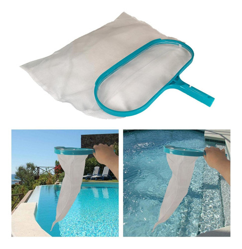 - Pool Skimmer Net Leaf Rastrillo Herramienta De Limpieza