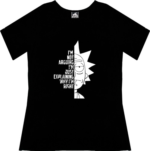 Blusa Rick Y Morty Dama Anime Comic Tv Camiseta Urbanoz