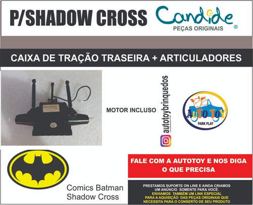 Shadow Cross 9029 - Batman -tração Traseira + Articuladores