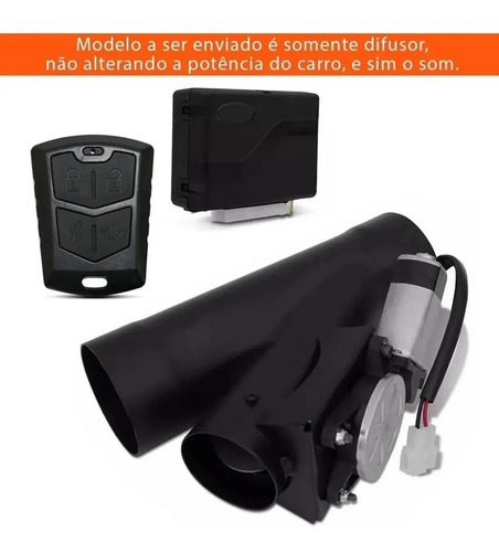 Difusor Escape Elétrico 2,5 Polegadas Controle Frontier