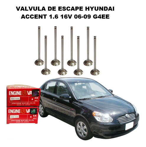 Valvula De Escape Hyundai Accent 1.6 16v 06-09 G4ee